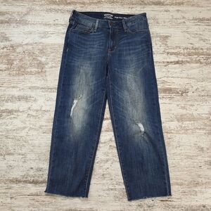 Levi's High Rise Slim Crop Blue Denim Jeans Size 2